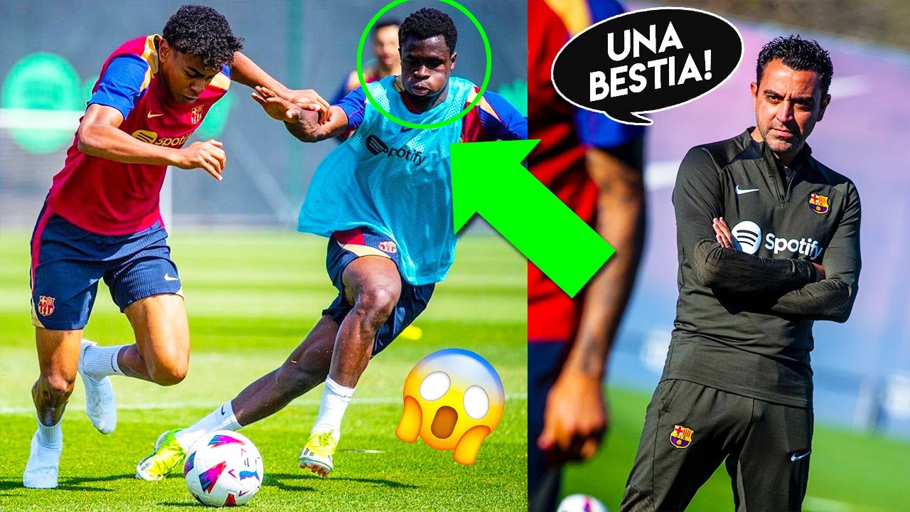 La BESTIA de 17 años de La Masía conmocionó a XAVI 🤯 - ¡Landry Farre es el FUTURO del FC Barcelona!