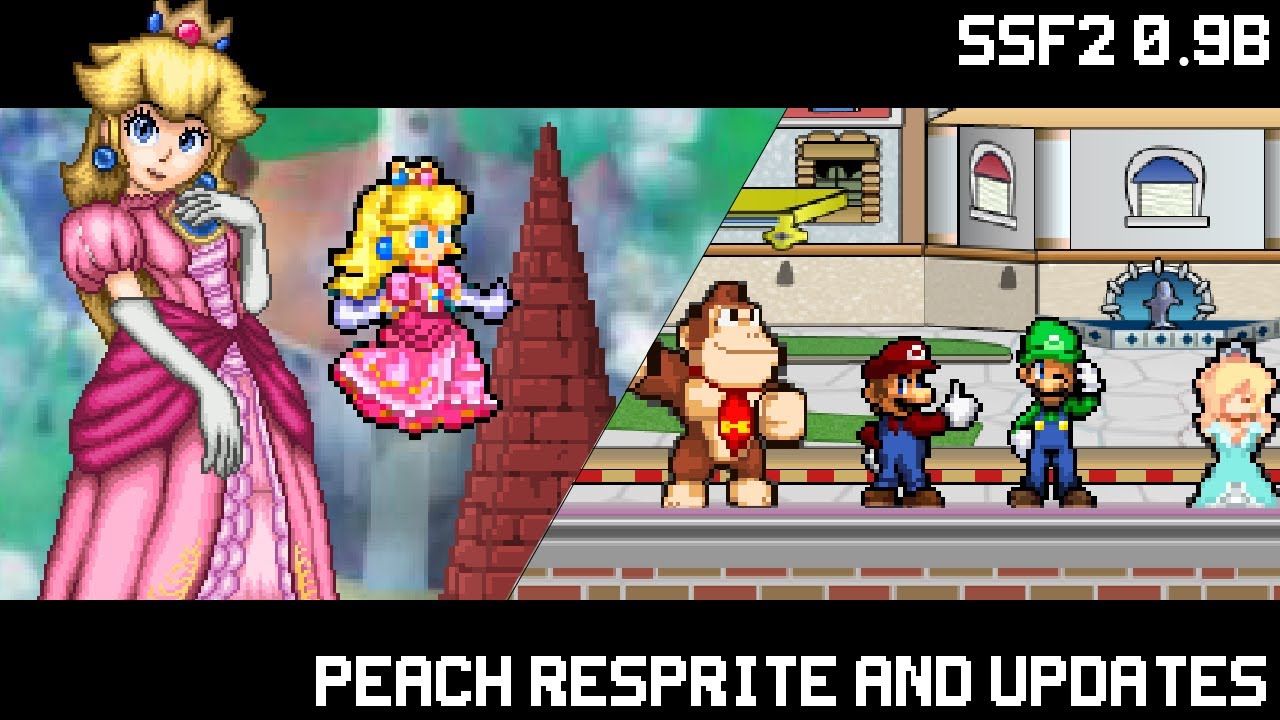 | SSF2 Mods 0.9b: Peach Resprite and some Updates! | Matix 64