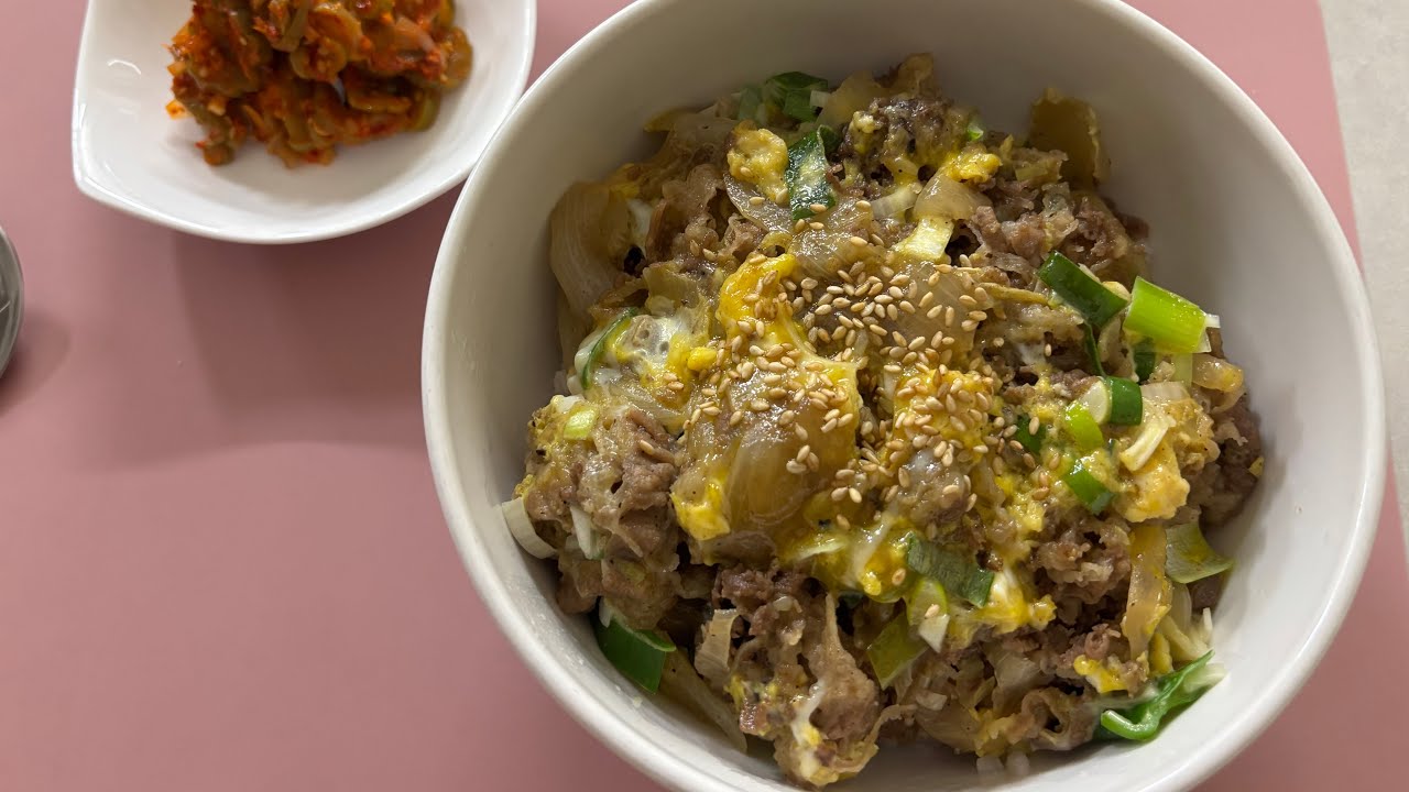 두그릇 뚝딱했던 맛있는 규동!!!주말아침부터 | #샌드위치 #어묵꼬치 #규동 #맛있는요리 #삼시세끼 해결했어요👌