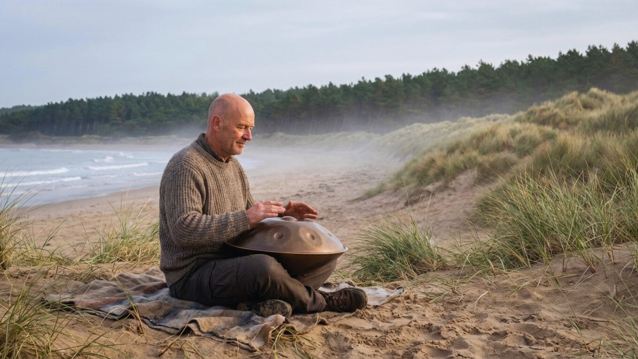 Relaxing Handpan Sound Bath | 60 Minutes for Stress Release & Nervous System Balance