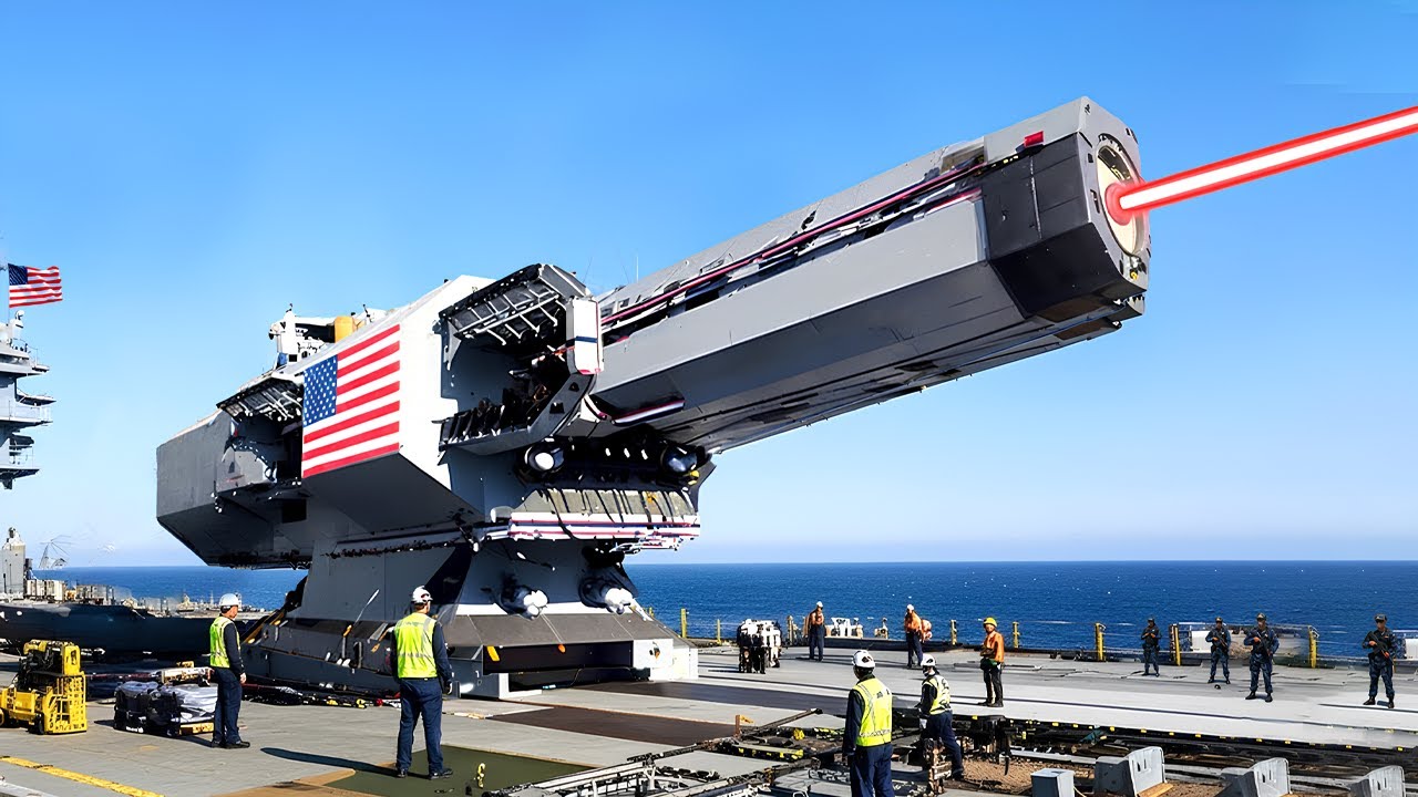 Finally! U.S. Navy's Test Brand New Killer Laser Gun Weapon That Shock the World