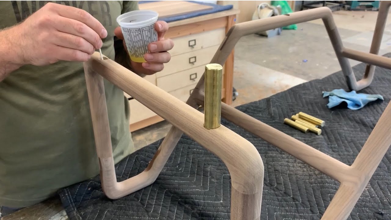 Retro Inspired Coffee Table || Walnut Pool Furniture Table