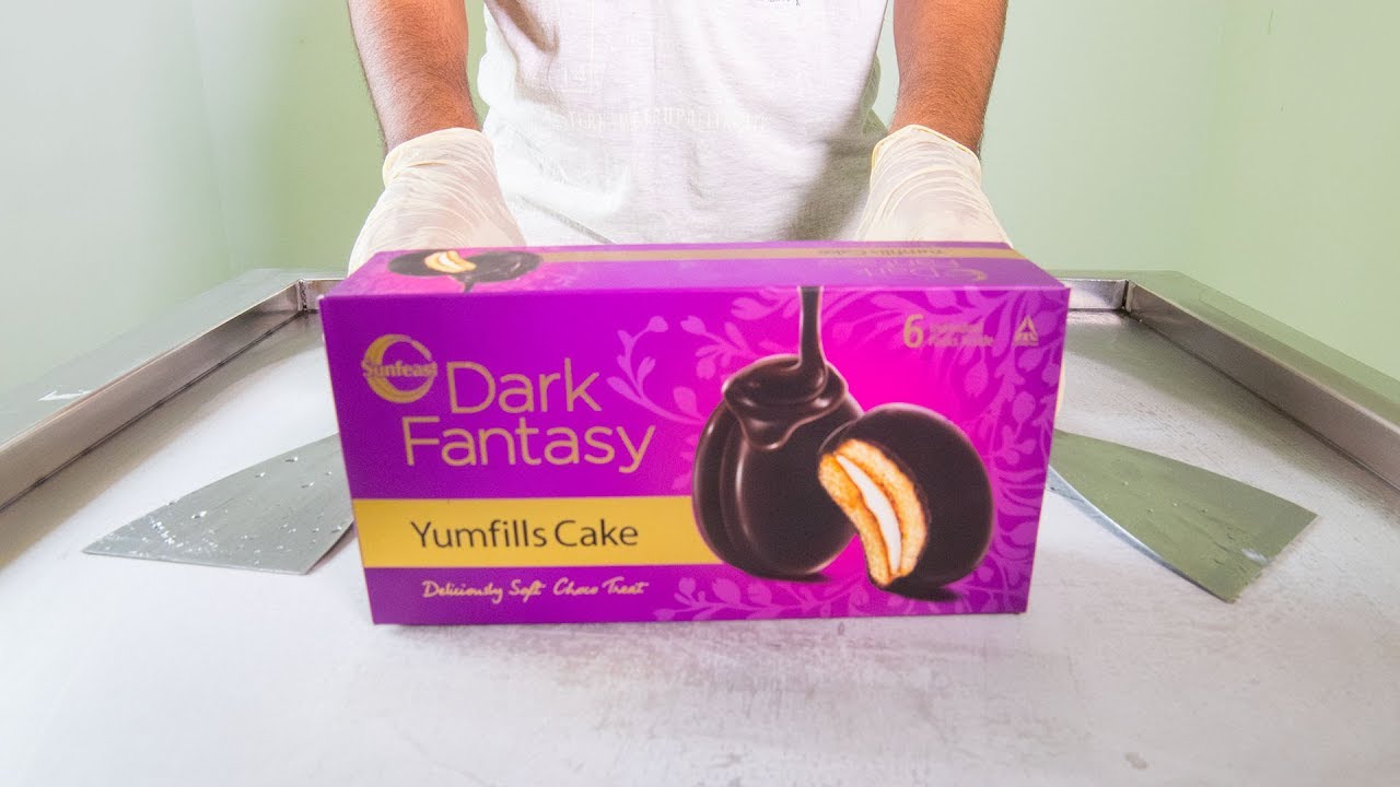 Dark Fantasy YUMFILLS CAKE ICE CREAM ROLLS - SATISFYING ASMR VIDEO