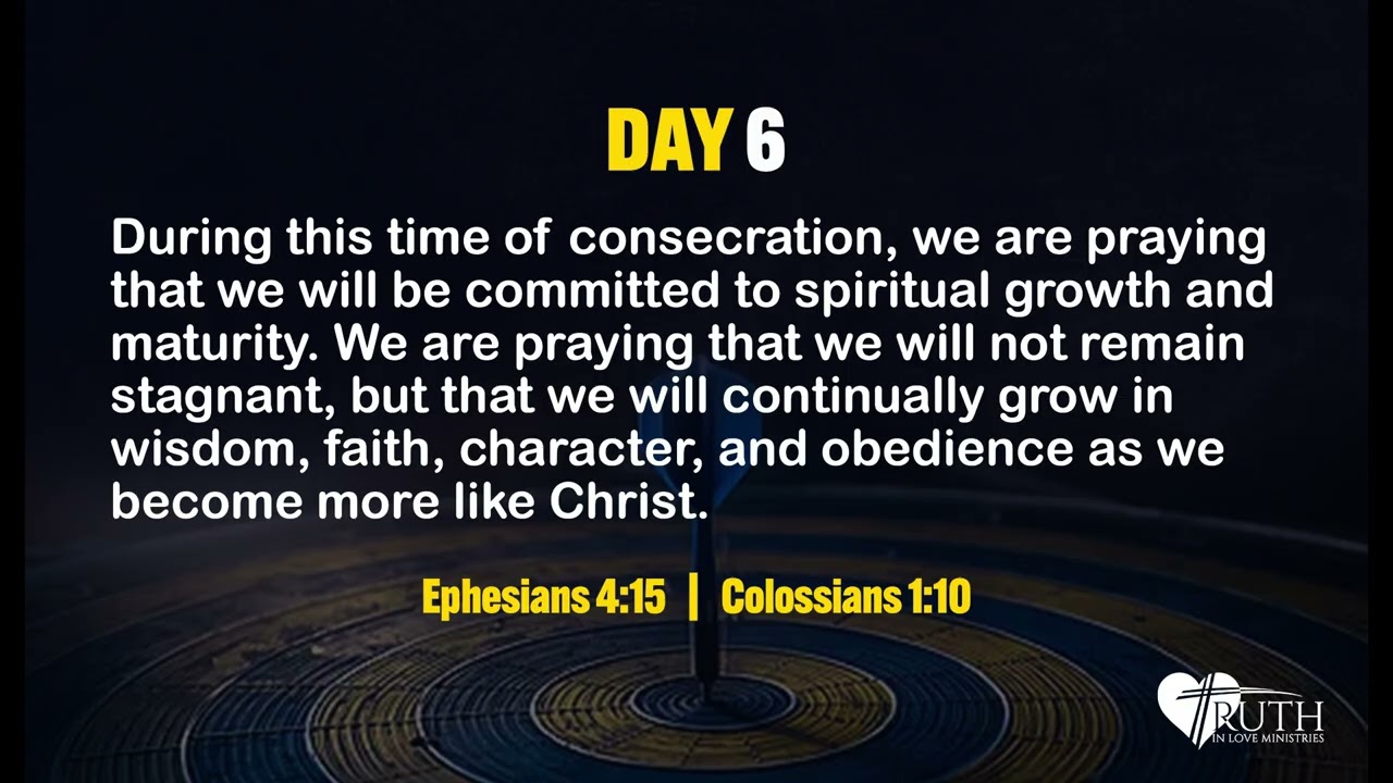 Day 6 of 21 Days of Prayer and Consecration with @PastorCobie  #faith #motivation #prayer 