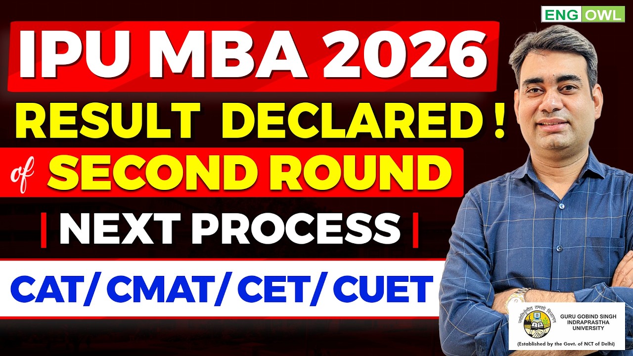 IPU MBA | Process After Round 2 Counselling for CAT, CMAT, CET & CUET PG students | Sliding Round
