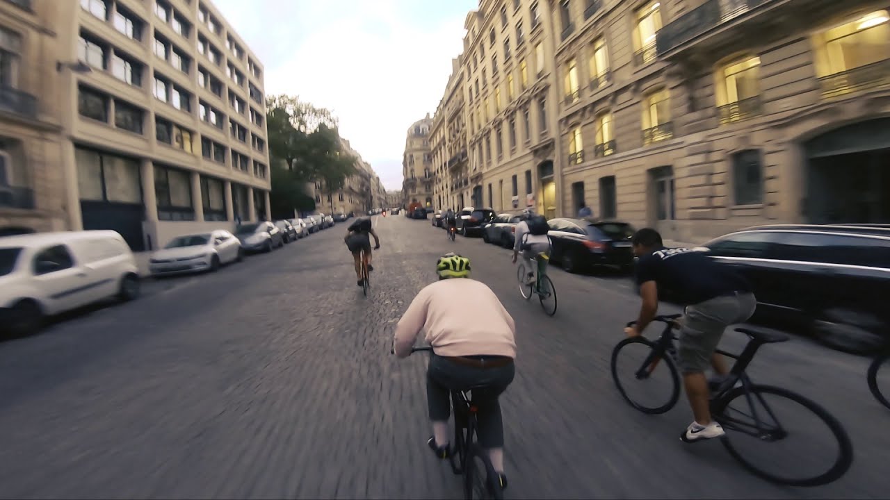 Paris fixed group ride - shred it à la French