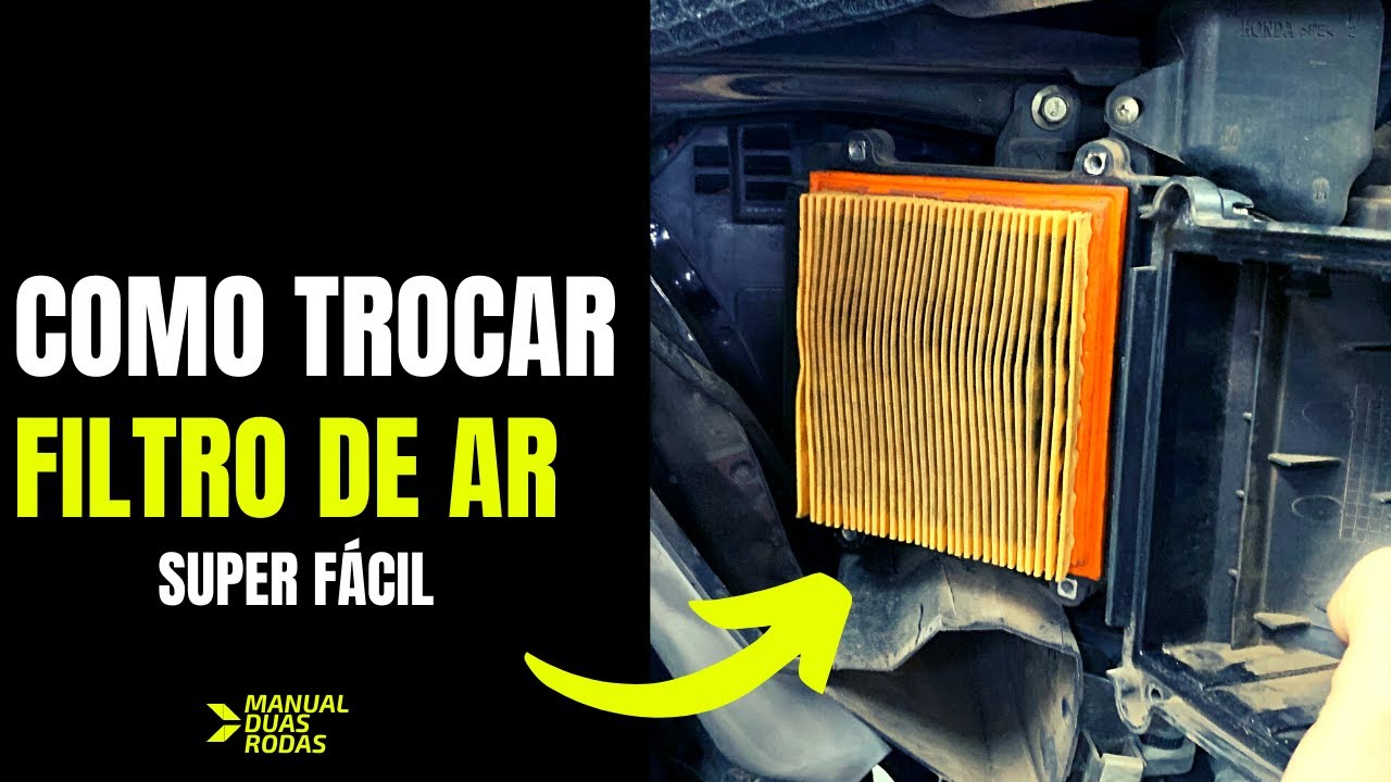 Como trocar o filtro de ar CG / TITAN / FAN - EM 3 PASSOS