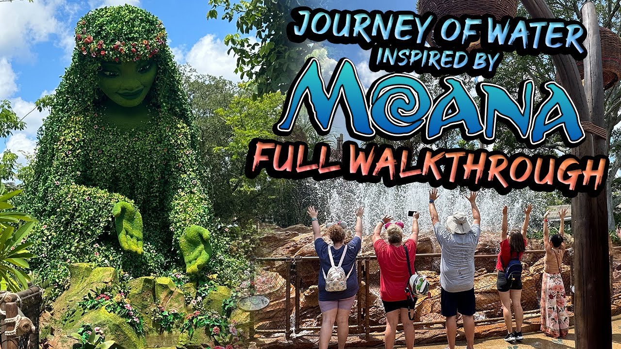 Full POV Attraction Walkthrough of Journey of Water, Inspired by Moana at EPCOT