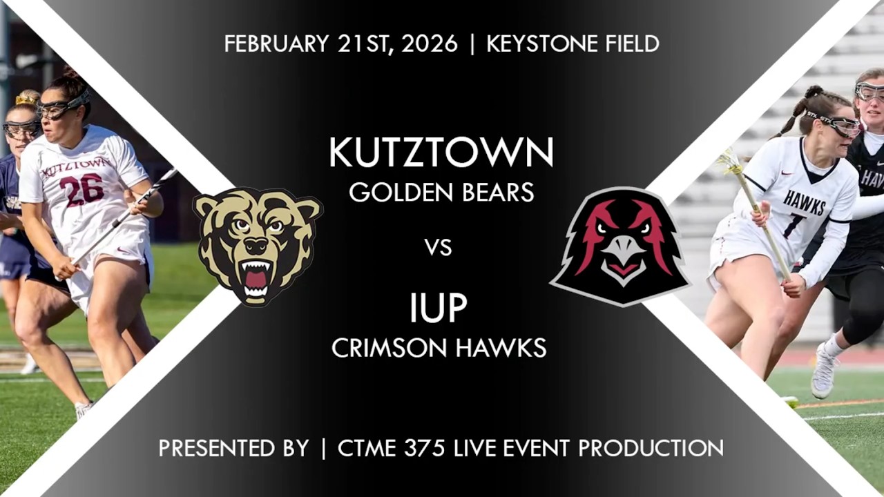 Kutztown Women's Lacrosse vs. IUP - 2/21/26