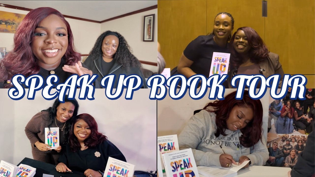 Come With Me Across 4 Book Signings in 3 Countries in 7 Days on My Speak Up Book Tour