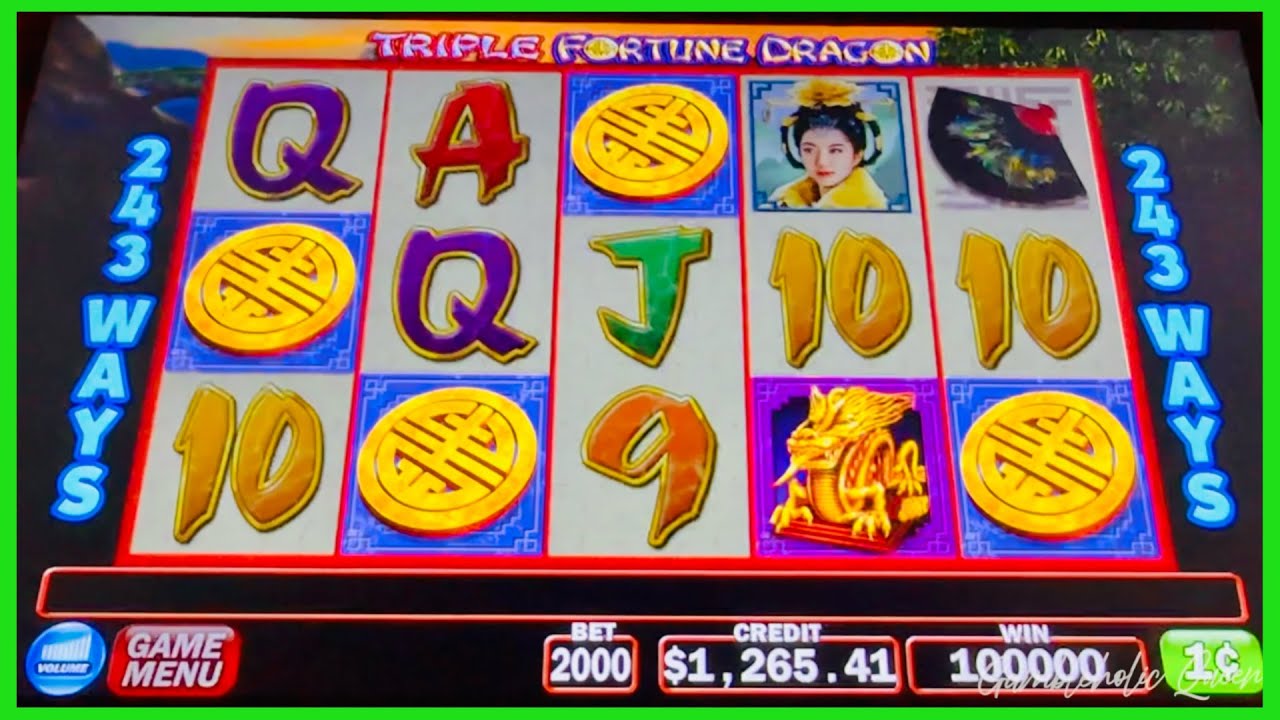TRIPLE FORTUNE DRAGON 5 SYMBOL BONUS JACKPOT‼️🤯‼️