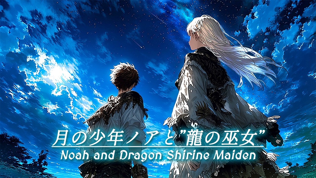 【和風ケルト音楽】和とファンタジーの異世界楽曲 ”月の少年ノアと龍の巫女”