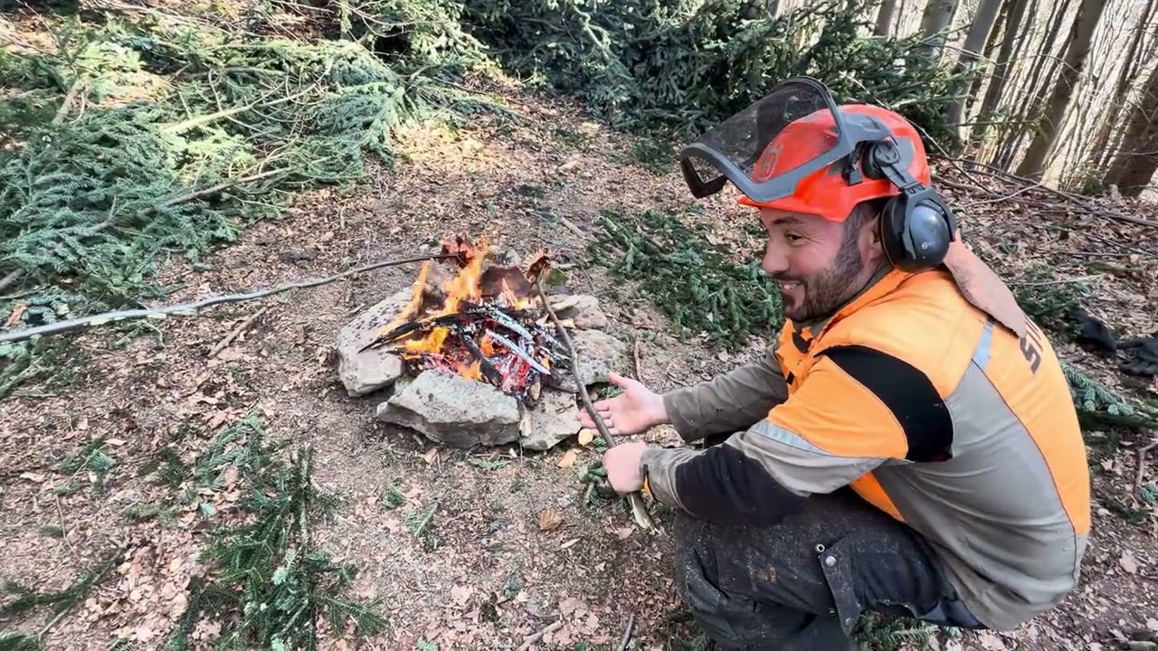 LMJ FOREST FAMILY - Deň 3# | Ťažba jedlí a opekačka 🌲🔥