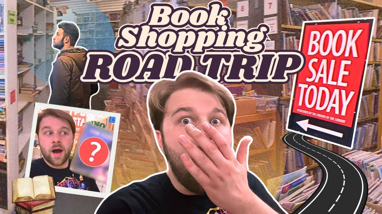 📚🚙 A Book Shopping/Thrifting ROAD TRIP! (Epic Vlog)