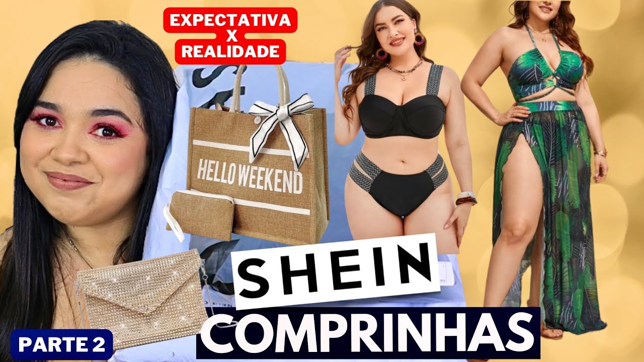 COMPRAS DE VERÃO NA SHEIN - Biquínis, conjuntos, bolsas e saídas de praia - PT 2