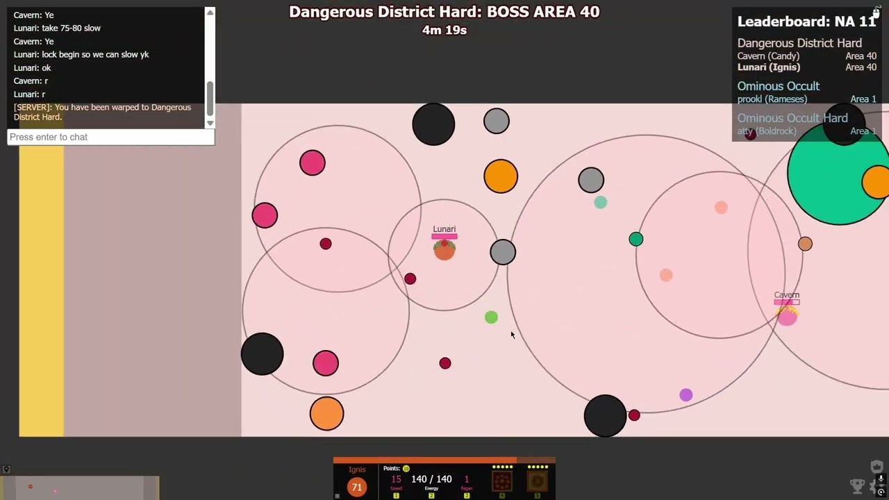 Lunari Cavern Dangerous District Hard 8:45