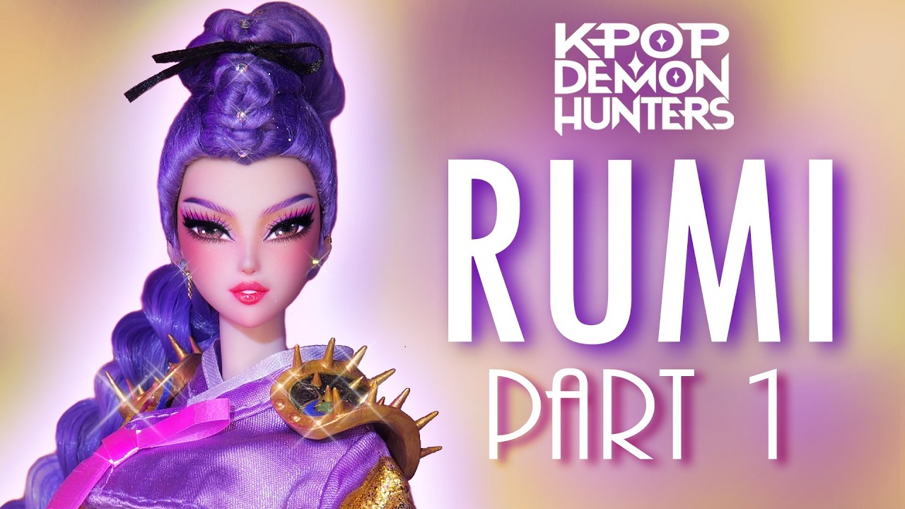 Я сделала КУКЛУ РУМИ из KPOP DEMON HUNTERS! 💜✨ и она состоит из 2 частей...