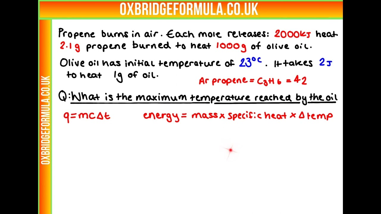 NSAA 2021 Section 1 - Q54 (Chem) - Burning Propene.mov - Worked Solution