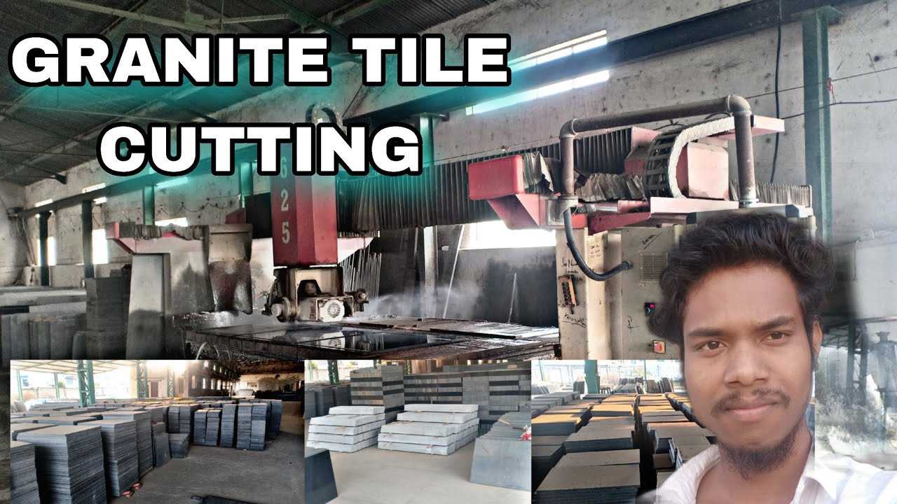 GRANITE TILE CUTTING #granitetiles #youtube 