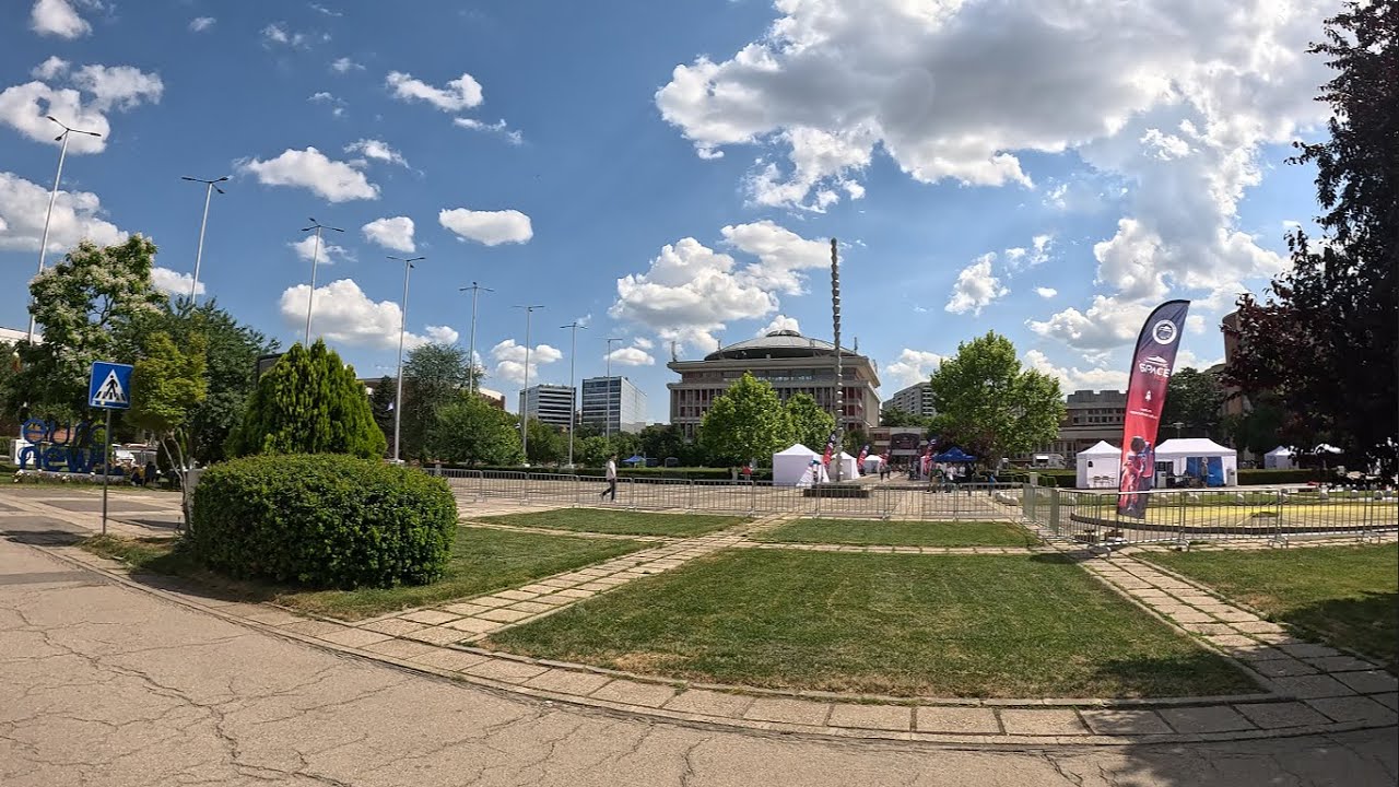 Beautiful Campus of National University of Science and Technology Politehnica Bucharest | Summer