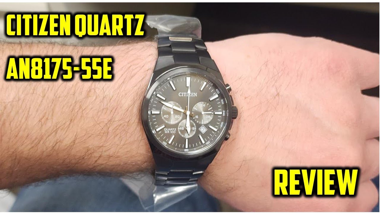 Citizen Quartz AN8175-55E Review &mdash; Classic Stainless Steel Elegance!