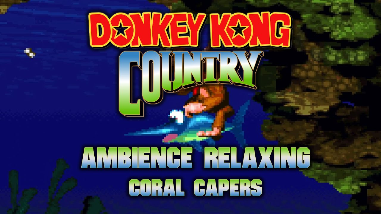 Donkey Kong Country &bull; Aquatic Ambience, Coral Capers &bull; 4K
