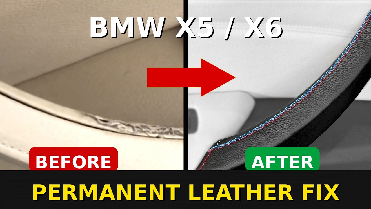 Ремонт дверной ручки BMW X5 и X6 E70 и X6 E71 / E72 Кожаный чехол
