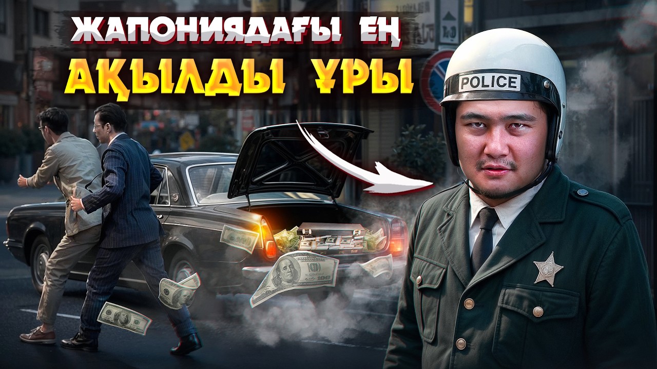 ЖАПОНИЯ ПОЛИЦИЯСЫН МАЗАҚ ҚЫЛҒАН ҰРЫ | 300МЛН ИЕН ҚАЛАЙ ҰРЛАНДЫ?