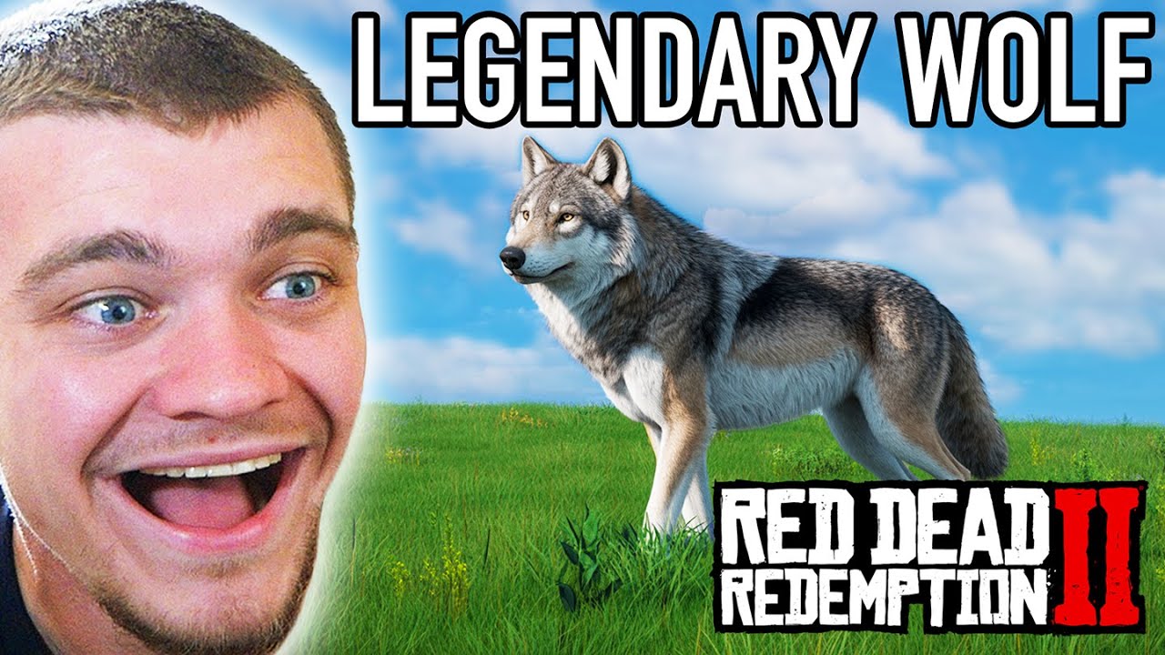 Охота на редкого легендарного волка в Red Dead Redemption 2!