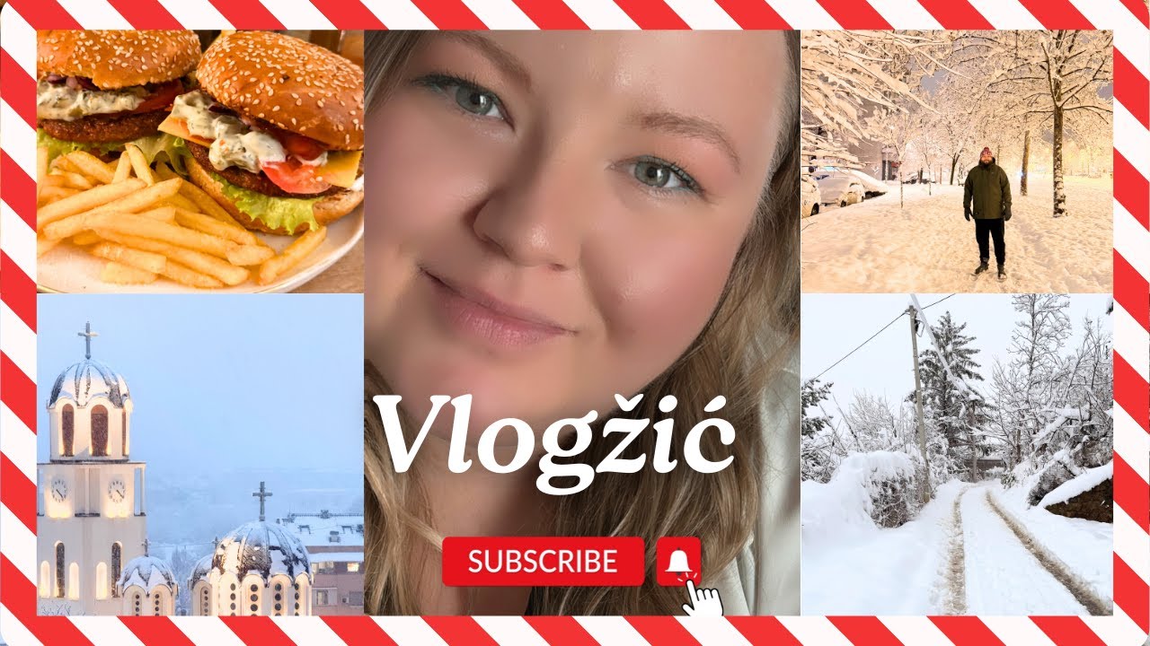 VLOGŽIĆ #9: Konačno je pao sneg! Pravimo posne čizburgere, pripremamo se za Božić