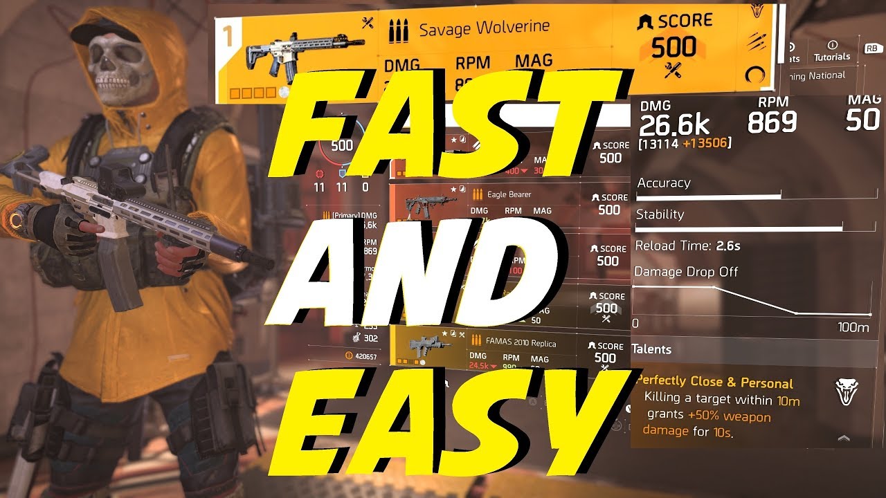 How to get the SAVAGE WOLVERINE | The Division 2 | NEW NAMED Honey Badger
