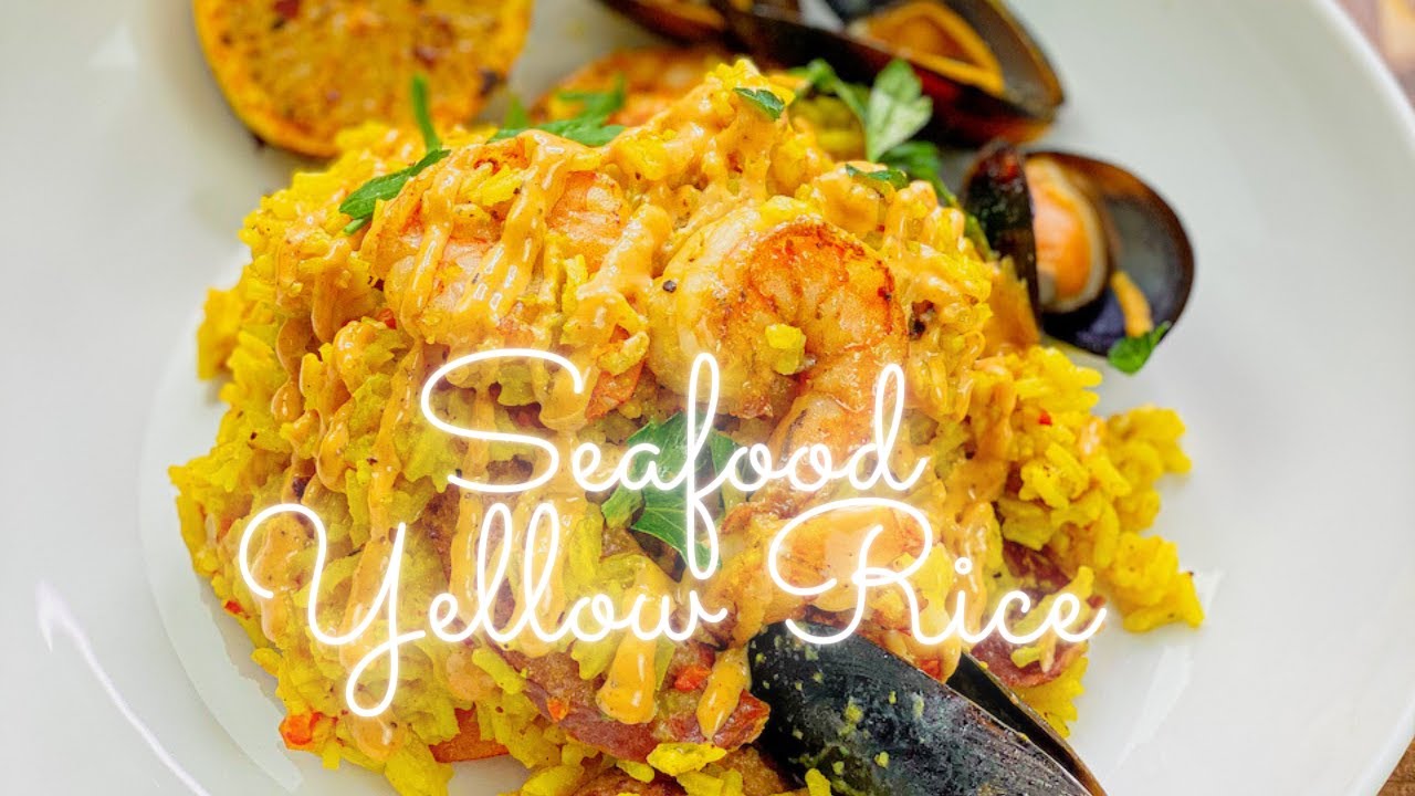 Easy Homemade Seafood Yellow Rice
