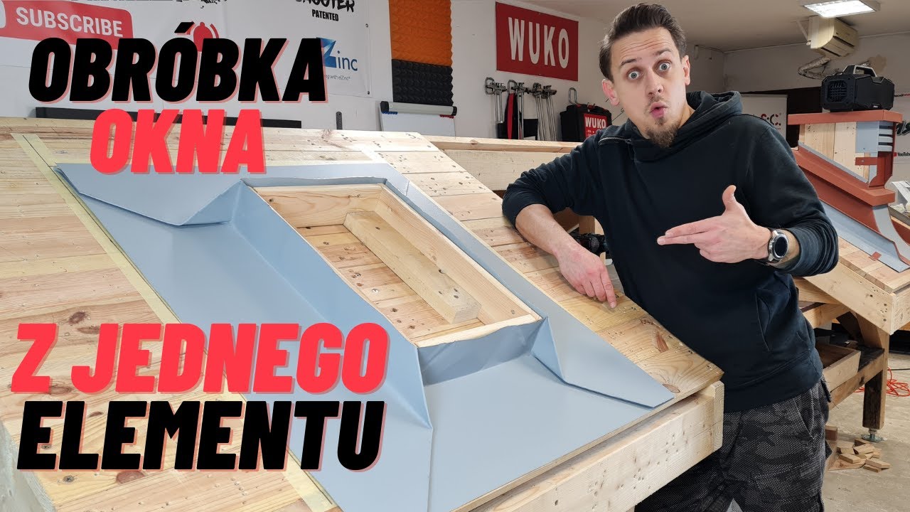 OBR&Oacute;BKA OKNA DACHOWEGO Z JEDNEGO KAWAŁKA BLACHY!?!?! CZY TO MOŻLIWE?!?!?