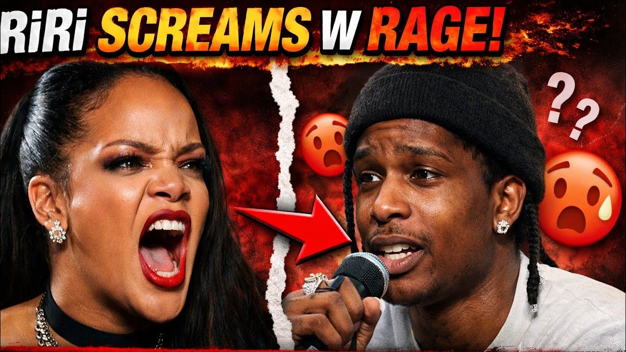 RiRi SCREAMS W RAGE after Asap Rocky’s WILD Confession