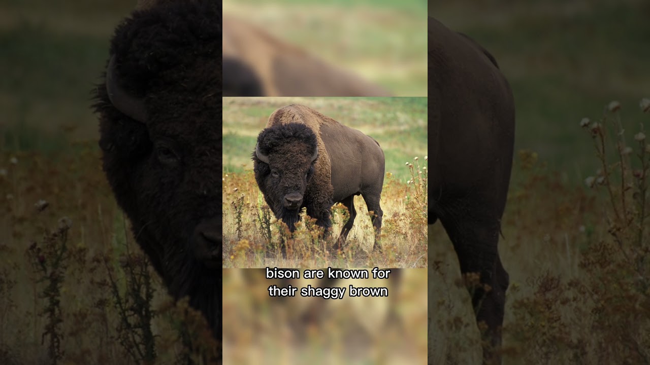 American Bison 🦬 | The Tallest Animal In The World #shorts #youtubeshorts #americanbison