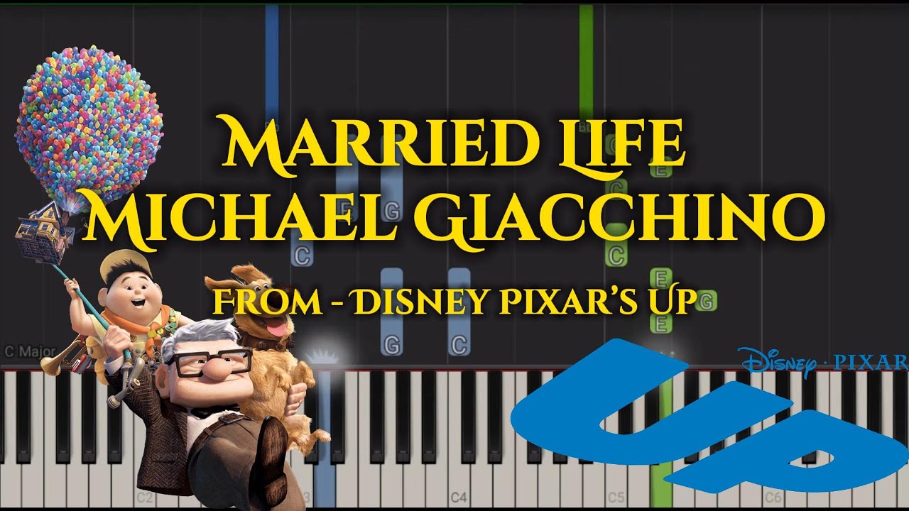 Married Life - Disney Pixar&rsquo;s Up - Piano Tutorial