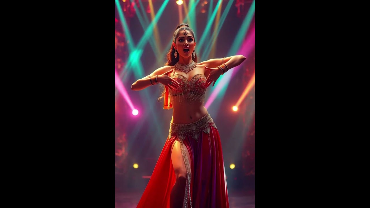 Sensual Indian Belly Dance Solo | Stunning Young Female Performance 