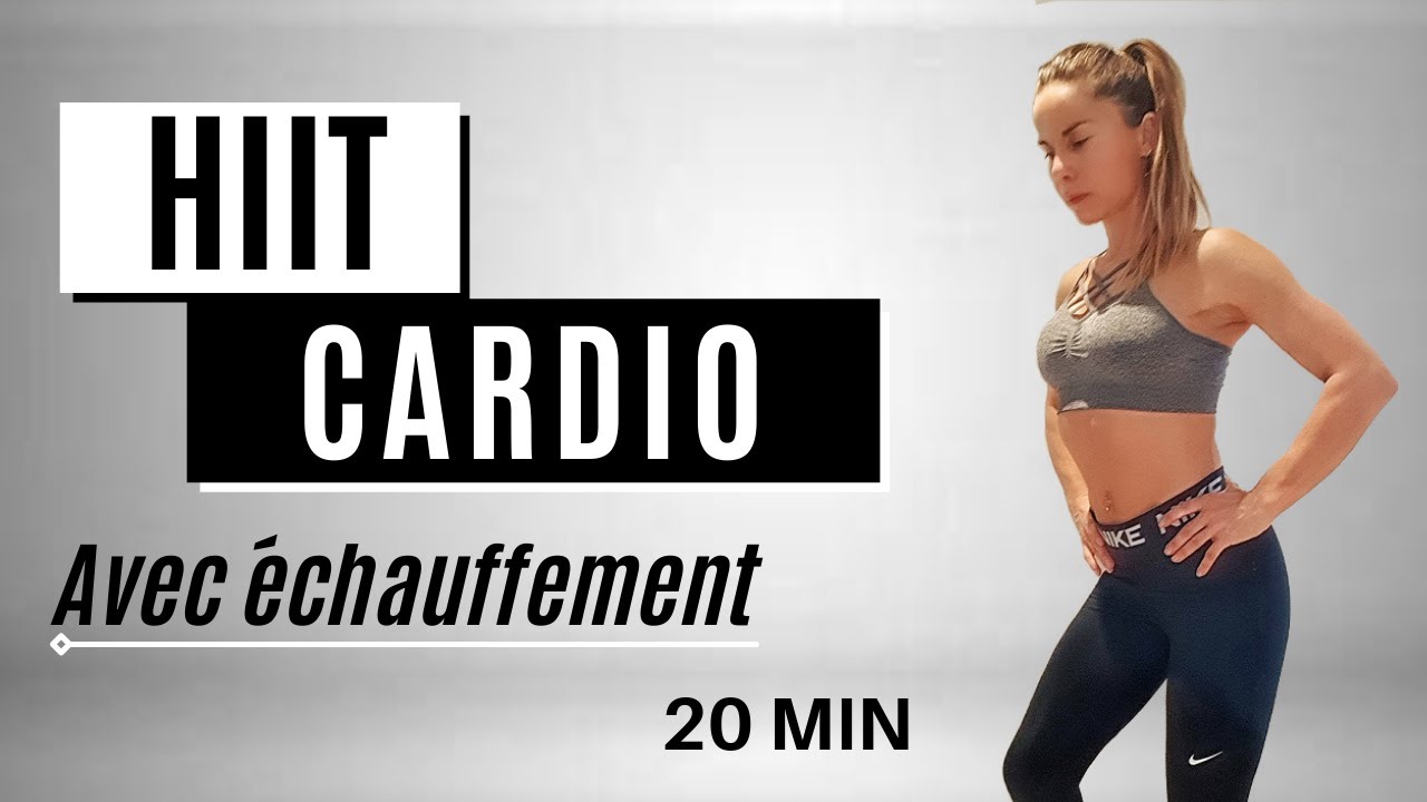 CARDIO HIIT - BRÛLE GRAISSE 🔥 20 MIN