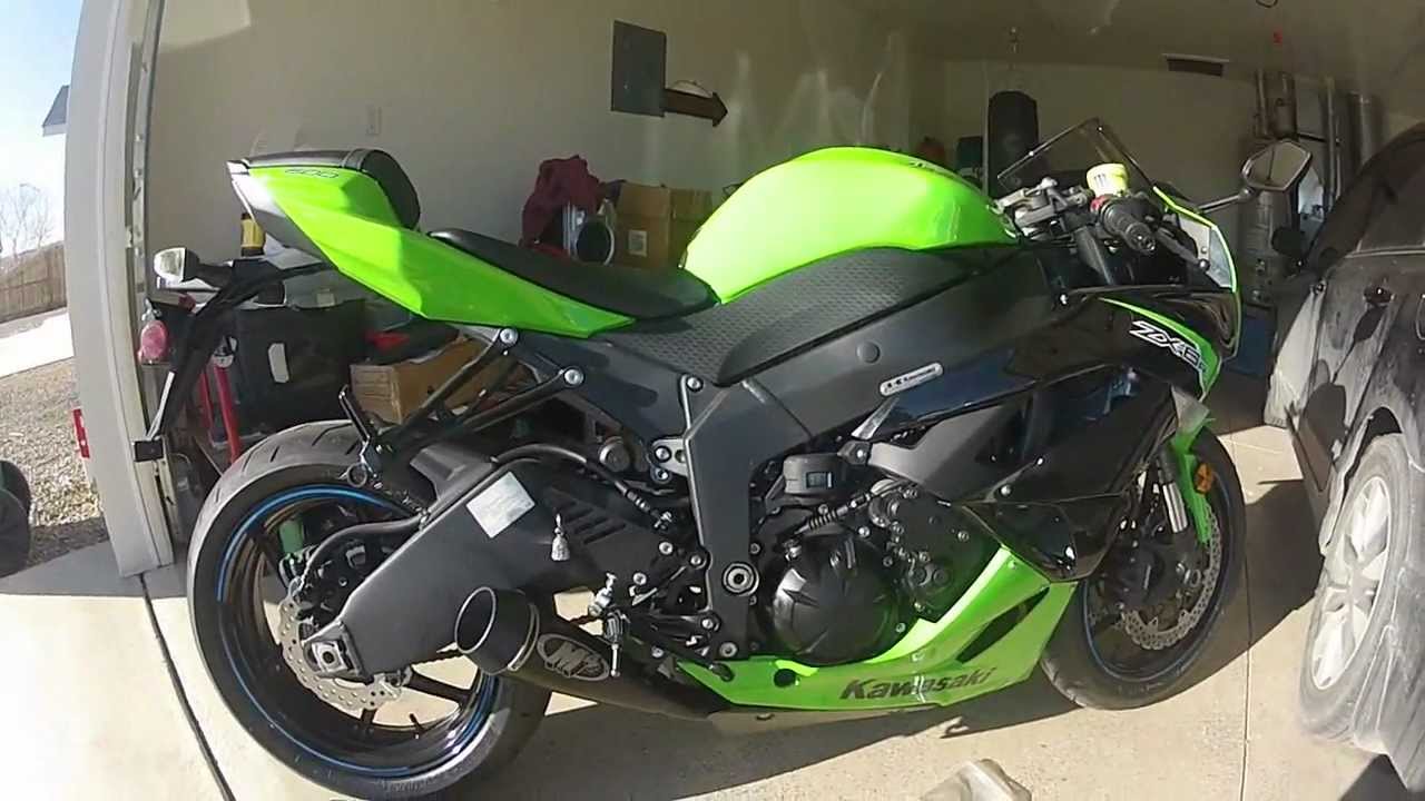 How To Install M4 Exhaust on ZX6R and First Start