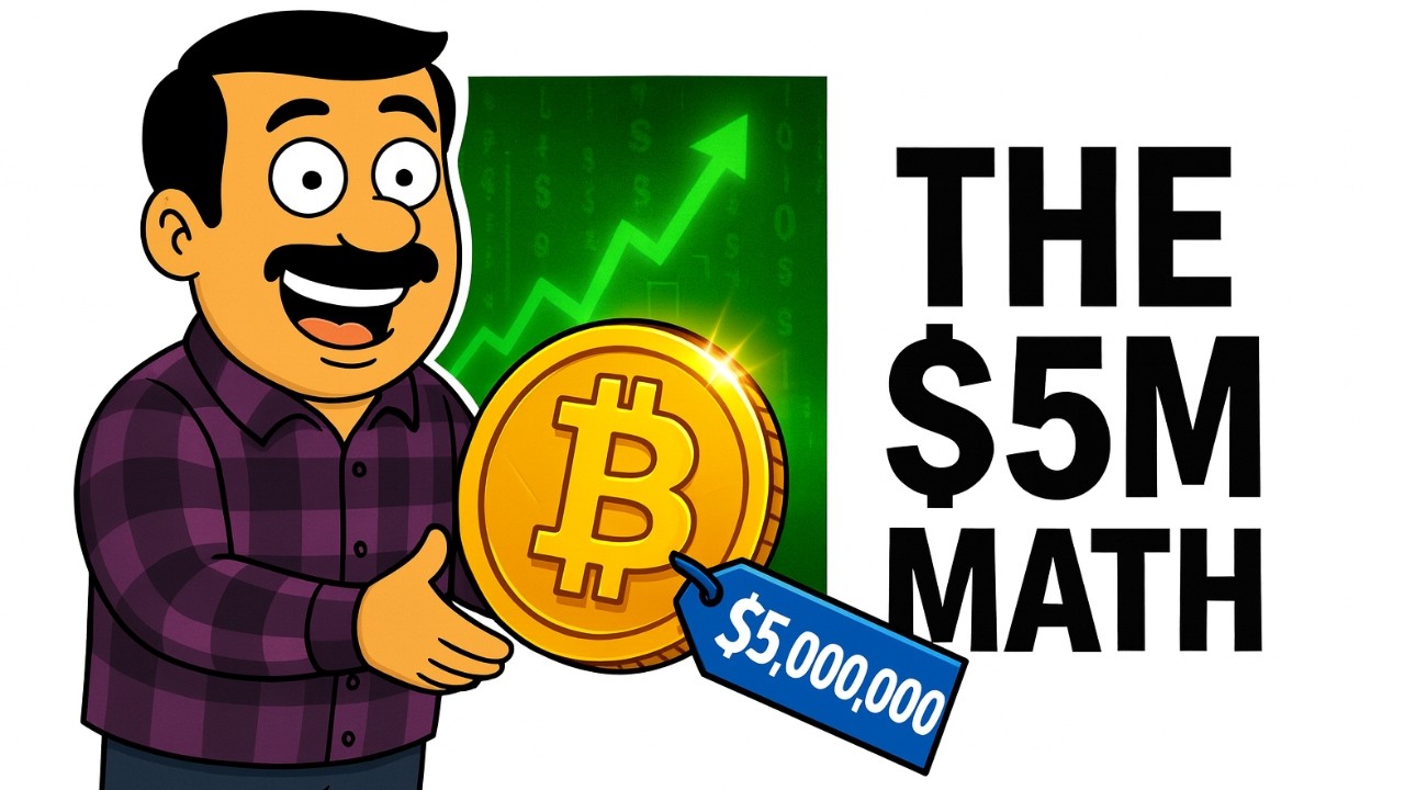 The Math Shows Bitcoin Is Heading to $5 Million Per Coin
