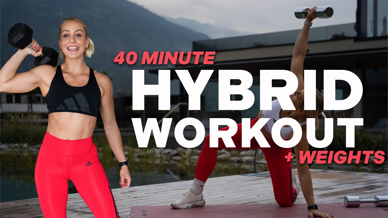 40 MIN HYBRID WORKOUT | Full Body Crusher | Strength & Conditioning | + Weights