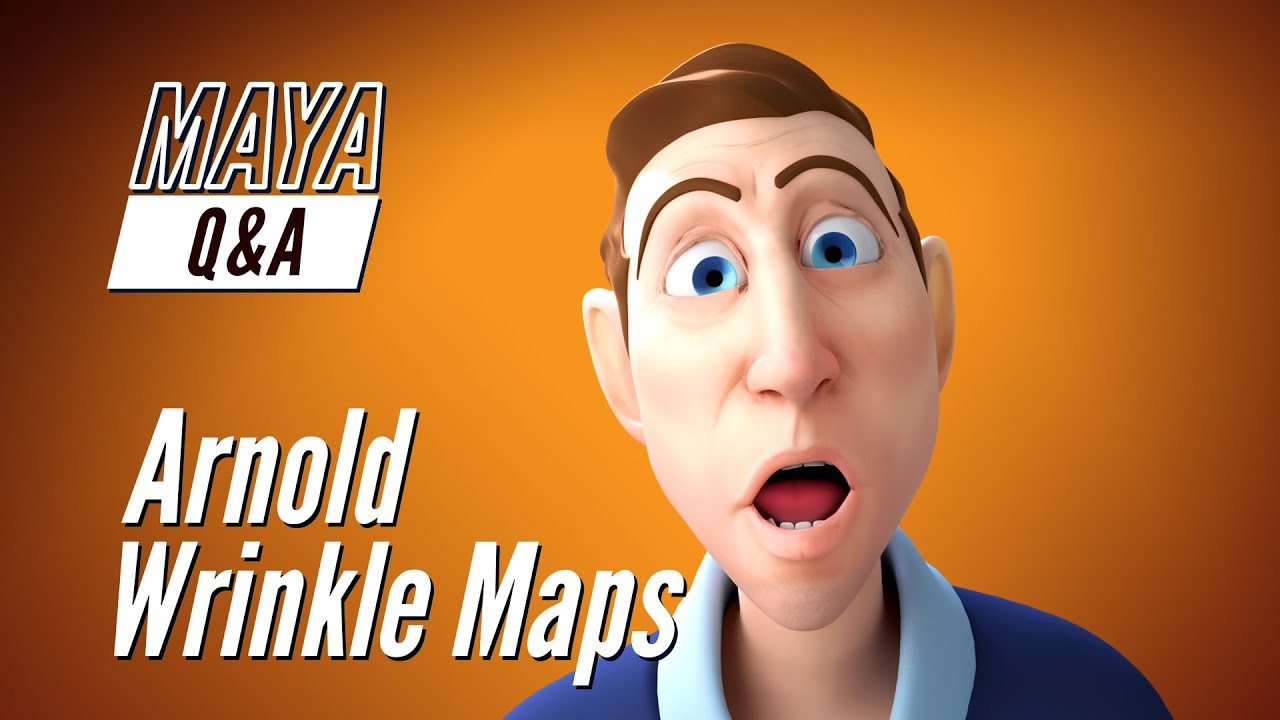Maya Q&A - Create wrinkle maps with Arnold