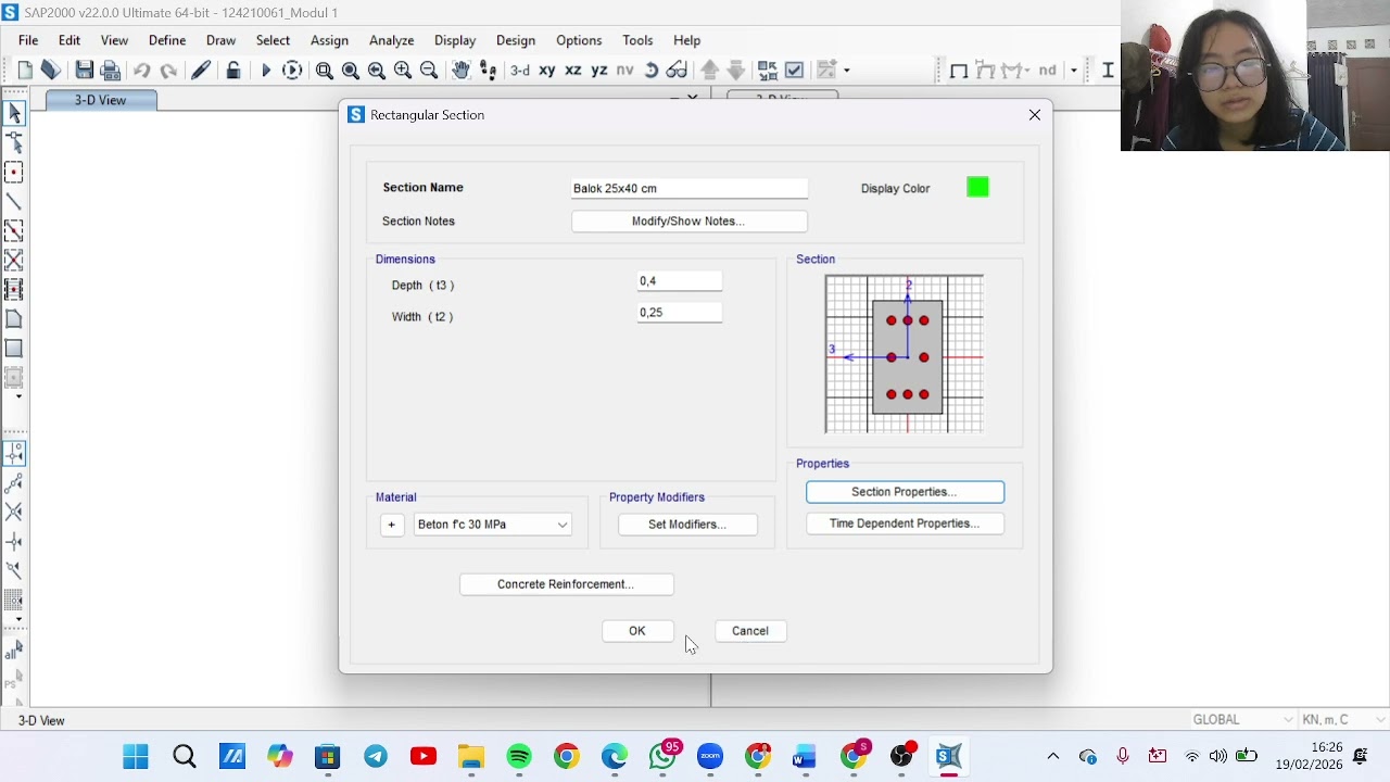 Tugas Modul 1: Pengenalan SAP2000 by Selafrilya Br Manalu