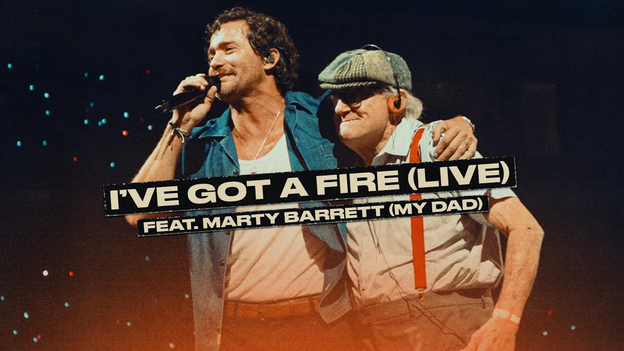 Pat Barrett - I've Got A Fire  (Live On Tour) feat. Marty Barrett (My Dad)