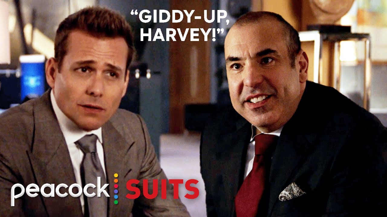 Louis Metaphorically Calls Harvey a Wild Stallion | Suits