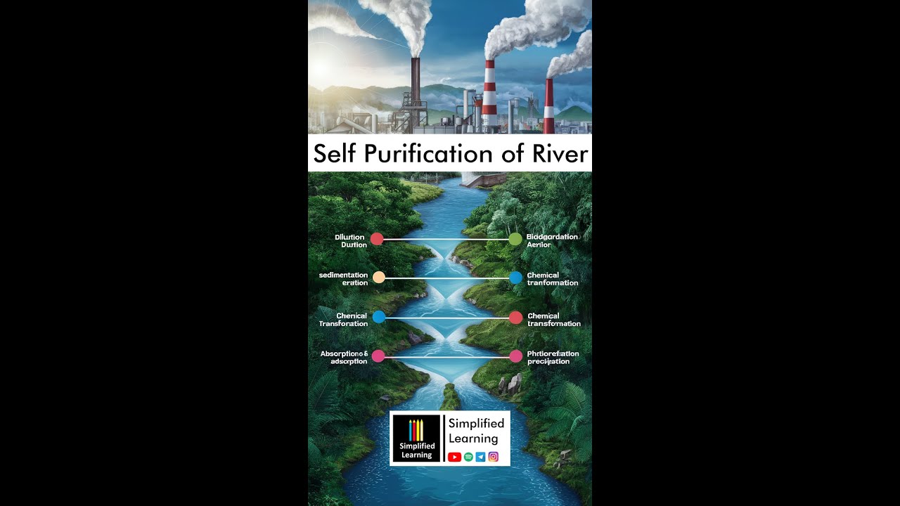 Self Purification of River | Stages of Self Purification | Environmental Engg | Simplified Learning