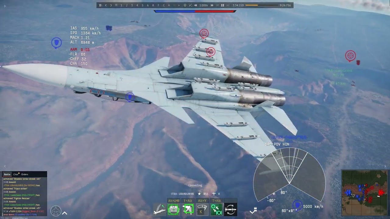 Su-30SM2 18킬 1어시 0데스