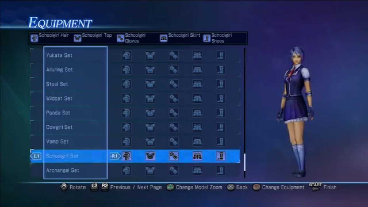 Dynasty Warriors 8 Empires - All Female Costumes (Including Guan Yinping and Tenko Costume)
