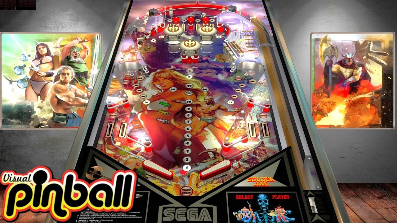 GOLDEN AXE - PINBALL | 📼Direto dos Arcades dos Anos 80! - VPINBALL#24