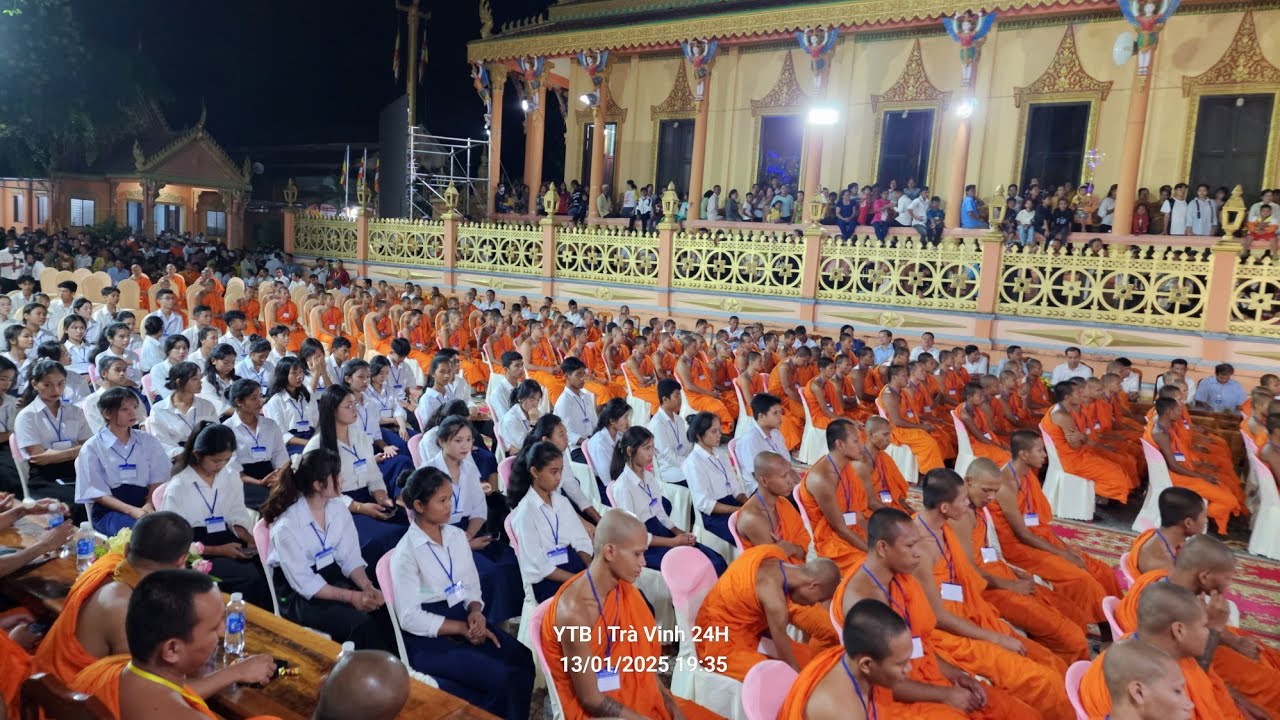 ប្រកាសលទ្ធផលថ្នាក់ពុទ្ធិកមធ្យមសិក្សាបឋមភូមិឆ្នាំទី១/២/៣ នៅខេត្តព្រះត្រពាំង Khmer krom. Chua Ta Rom